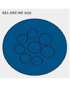 70355 | KEL-DPZ-HD 50/8 | Hygienic Cable Entry Plate