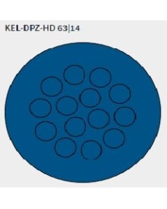 70361 | KEL-DPZ-HD 63/14 | Hygienic Cable Entry Plate