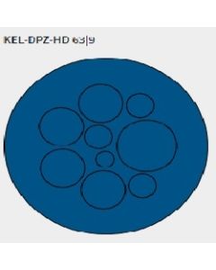 70359 | KEL-DPZ-HD 63/9 | Hygienic Cable Entry Plate