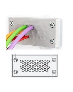 43819 | KEL-DPZ 16/34  Grey | Cable Entry Plate