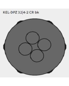 KEL-DPZ 32|4-2 CR bk | 50733.601 | Cable Entry Plates