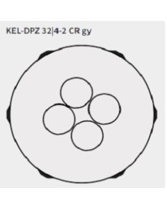 KEL-DPZ 32|4-2 CR gy | 43733.601 | Cable Entry Plates