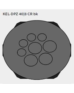 KEL-DPZ 40|8 CR bk | 50741.601 | Cable Entry Plates