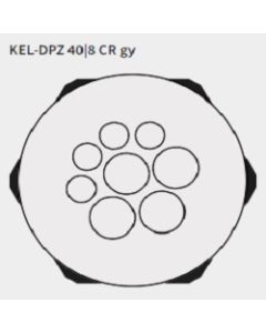KEL-DPZ 40|8 CR gy | 43741.601 | Cable Entry Plates