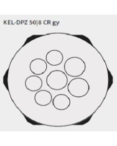 KEL-DPZ 50|8 CR gy | 43750.601 | Cable Entry Plates