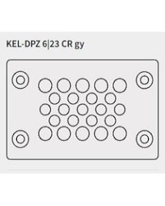 KEL-DPZ 6|23 CR gy | 43813.601 | Cable Entry Plates