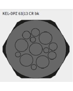 KEL-DPZ 63|13 CR bk | 50761.601 | Cable Entry Plates