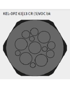KEL-DPZ 63|13 CR (S)VOC bk | 50761.600 | Cable Entry Plates