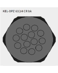 KEL-DPZ 63|14 CR bk | 50762.601 | Cable Entry Plates