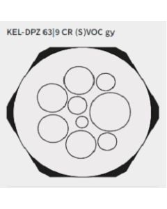 KEL-DPZ 63|13 CR (S)VOC gy | 43761.600 | Cable Entry Plates