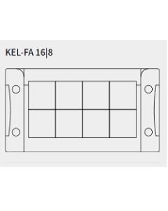 55168| KEL-FA 16-8 | icotek Split Cable Entry Frame