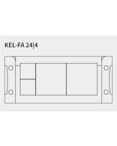 55244| KEL-FA 24-4 | icotek Split Cable Entry Frame