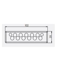 50581 | KEL-DP-E 86/13 Black | Cable Entry Plate