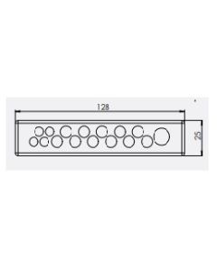50583 | KEL-DP-E 86/17 Black | Cable Entry Plate