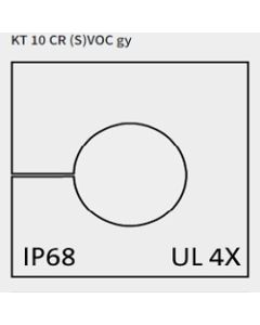KT 10 CR (S)VOC gy | 41210.600 | KT CR cable grommets