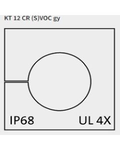 KT 12 CR (S)VOC gy | 41212.600 | KT CR cable grommets