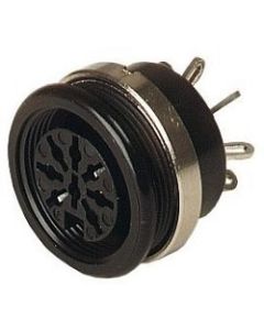 MAB 8100 SN Black | 931749500 | 8 Pin DIN Socket
