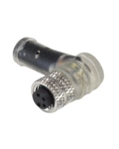PXPPNP08RAF04ACL075PVC | M8 4 pin Female R/A 7.5m Cable + LED