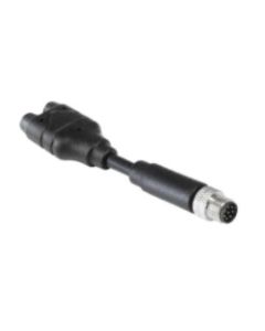 PXPPVC08FIM08AYT010PVC | M8 A coded 8 pin male Y splitter