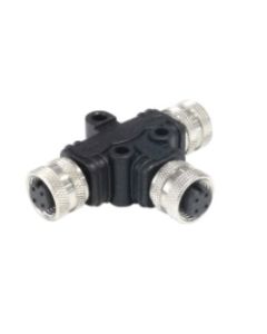 PXPPVC12TSFM04AFBIFB | M12 A coded 4 pin T splitter F to F/M