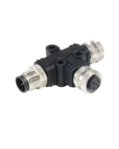 PXPPVC12TSFM05AFBIFB | M12 A coded 5 pin T splitter F to F/M