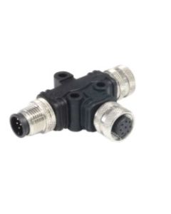PXPPVC12TSFM12AFBIFB | M12 A coded 12 pin T splitter F to F/M