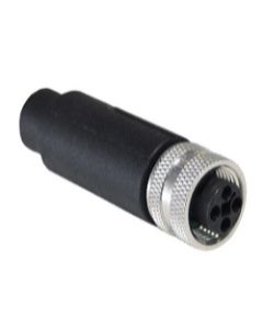 PXPTPU12FBF04TCL010PUR | M12 4 pin Female T Coded+1m of cable