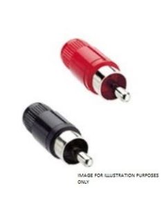 STO 11 V schwarz | STO11V Black | RCA Phono Plug