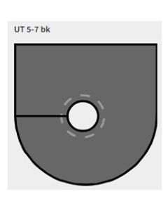 56102 | UT 5-7 bk| Split U Grommets