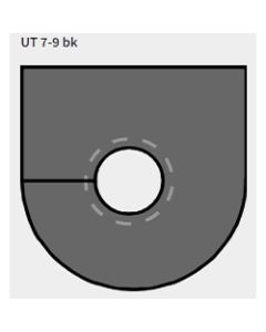 56104 | UT 7-9 bk| Split U Grommets