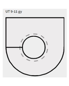 56006 | UT 9-11 gy| Split U Grommets