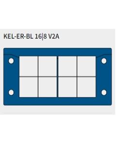 70003.200 | KEL-ER-BL 16-8 V2A | Split Cable Entry Plate