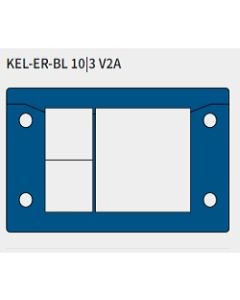 70007.200 | KEL-ER-BL 10-3 V2A | Split Cable Entry Plate