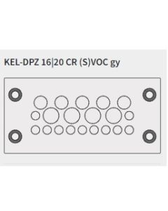 KEL-DPZ 16|20 CR (S)VOC gy | 43817.600 | Cable Entry Plates