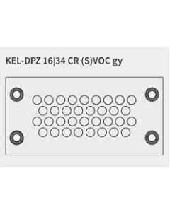 KEL-DPZ 16|34 CR (S)VOC gy | 43819.600 | Cable Entry Plates