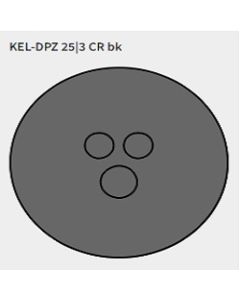 KEL-DPZ 25|3 CR bk | 50736.601 | Cable Entry Plates