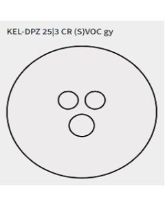 KEL-DPZ 25|3 CR (S)VOC gy | 43736.600 | Cable Entry Plates