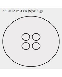 KEL-DPZ 25|4 CR (S)VOC gy | 43737.600 | Cable Entry Plates