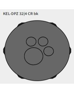 KEL-DPZ 32|4 CR bk | 50732.601 | Cable Entry Plates
