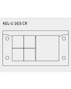 KEL-U-16|5 CR | 54165.601 | Split Cable Entry Frame