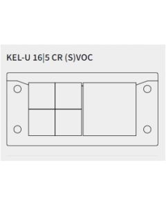 KEL-U-16|5 CR (S)VOC | 54165.600 | Split Cable Entry Frame