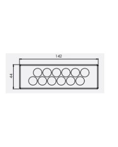 43508 | KEL-DP 24/12 A Grey | Cable Entry Plate