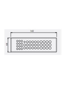 43521 | KEL-DP 24/42 B Grey | Cable Entry Plate