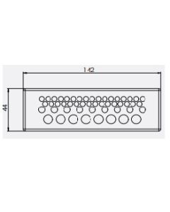 43520 | KEL-DP 24/50 A Grey | Cable Entry Plate