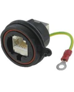 PX0833E | Bulgin Shielded Coupler with Earth Wire