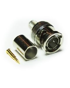 10-005-A0-AI | 10005A0AI |  BNC 75 ohm Straight Crimp / Crimp Plug