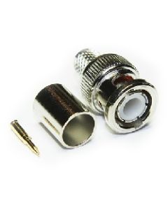 10-005-A0-CC | 10005A0CC |  BNC 75 ohm Straight Crimp / Crimp Plug