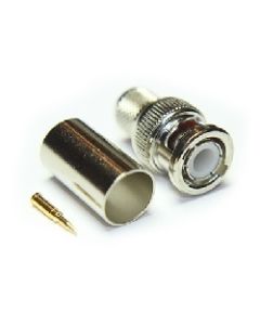 10-005-A0-CD | 10005A0CD |  BNC 75 ohm Straight Crimp / Crimp Plug