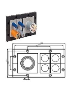 47220 | KEL183/5  black | Entry Frame