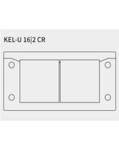 KEL-U-16|2 CR | 54162.601 | Split Cable Entry Frame